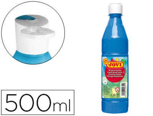 Guache liquido jovi 500 ml azul cyan , Jovi , 20120 , 8412027003728